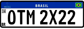 Adesivos Numerais do 0 ao 9 Para Placas de Veículos - Anti-Multa