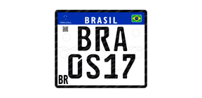 Adesivos Numerais do 0 ao 9 Para Placas de Veículos - Anti-Multa