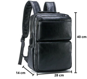 Mochila de Couro Executiva -Job Style