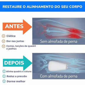 Travesseiro Ortopédico Para as Pernas  Com Corretor de Postura - TR Premium