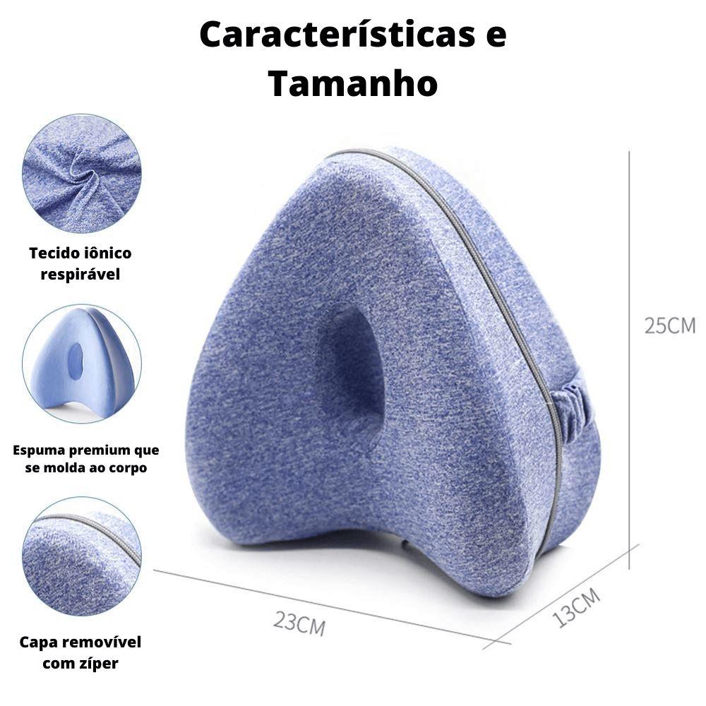 Travesseiro Ortopédico Para as Pernas  Com Corretor de Postura - TR Premium